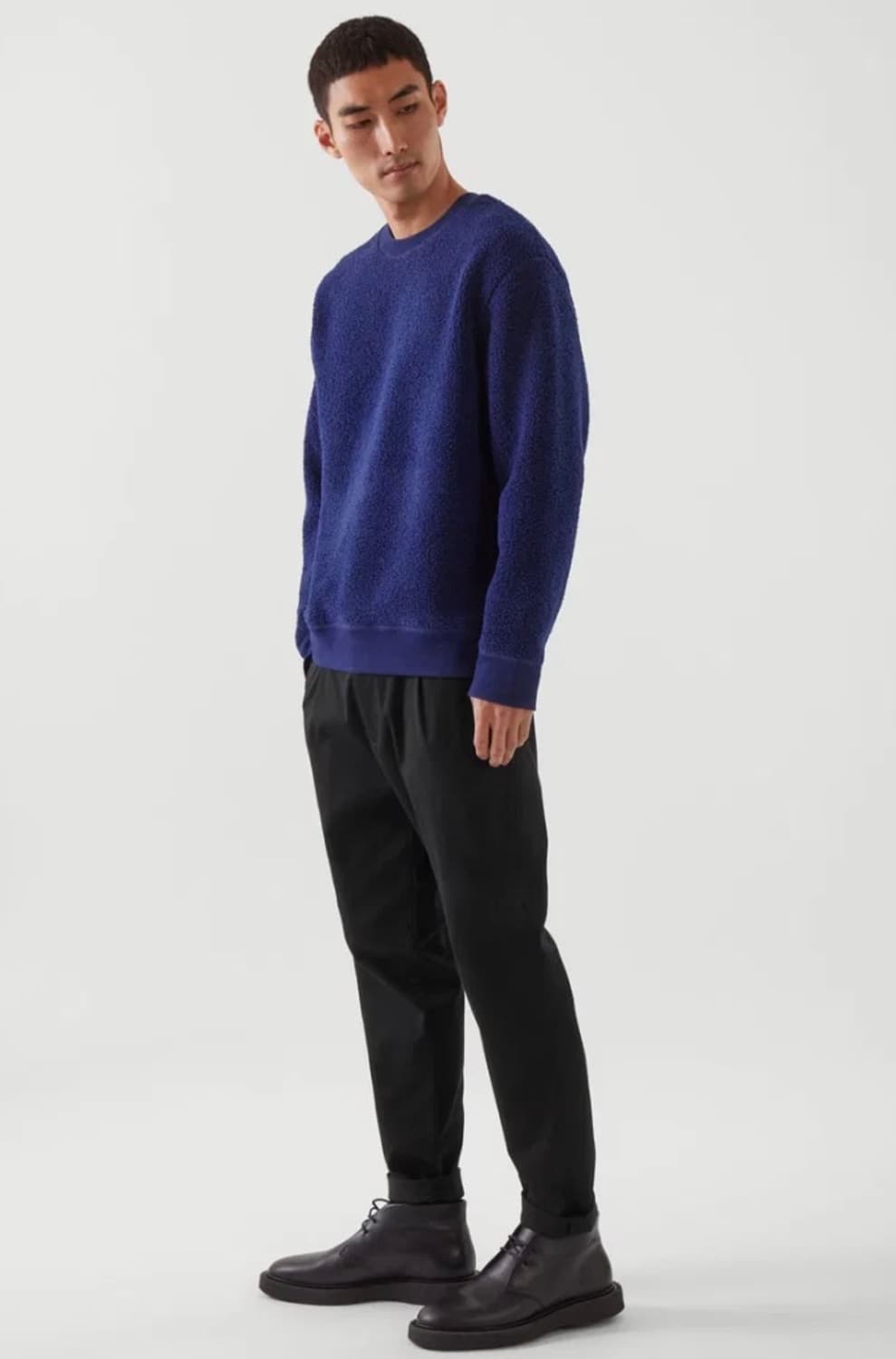 뽀글이 스웻셔츠 Oversized-Fit Teddy Sweatshirt 상품이미지8