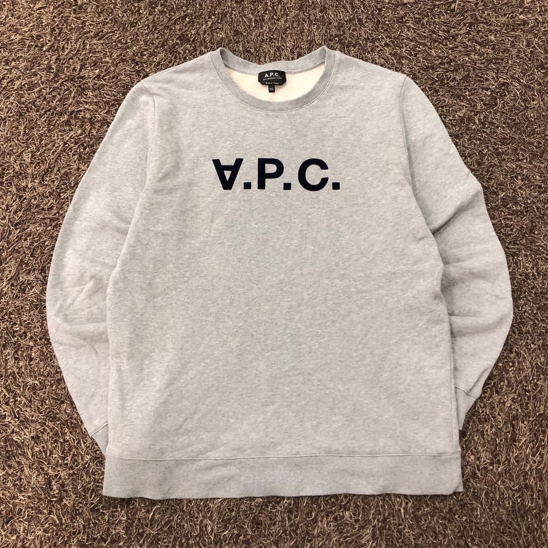 APC 아페쎄 로고 맨투맨 스웻셔츠 상품이미지1