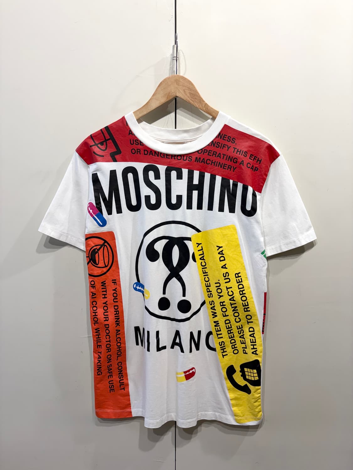 17SS 모스키노 캡슐 컬렉션 프린팅 반팔 티셔츠 상품이미지1