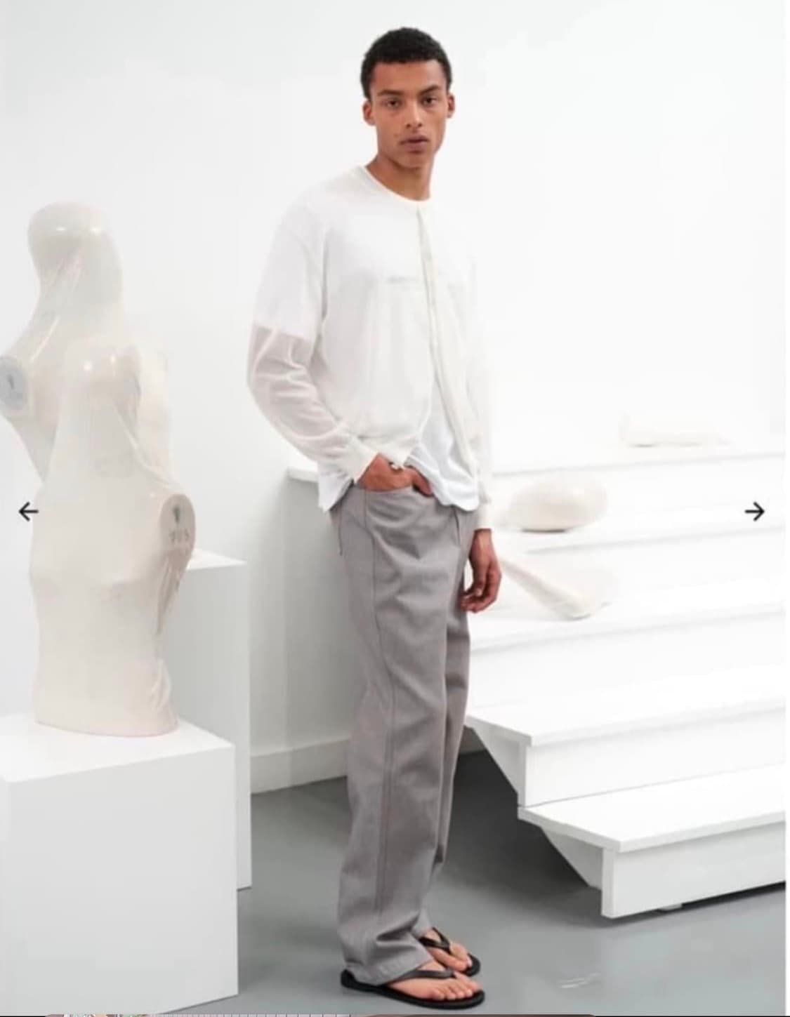 아모멘토 인디고 데님 그레이 XL 판매 상품이미지1