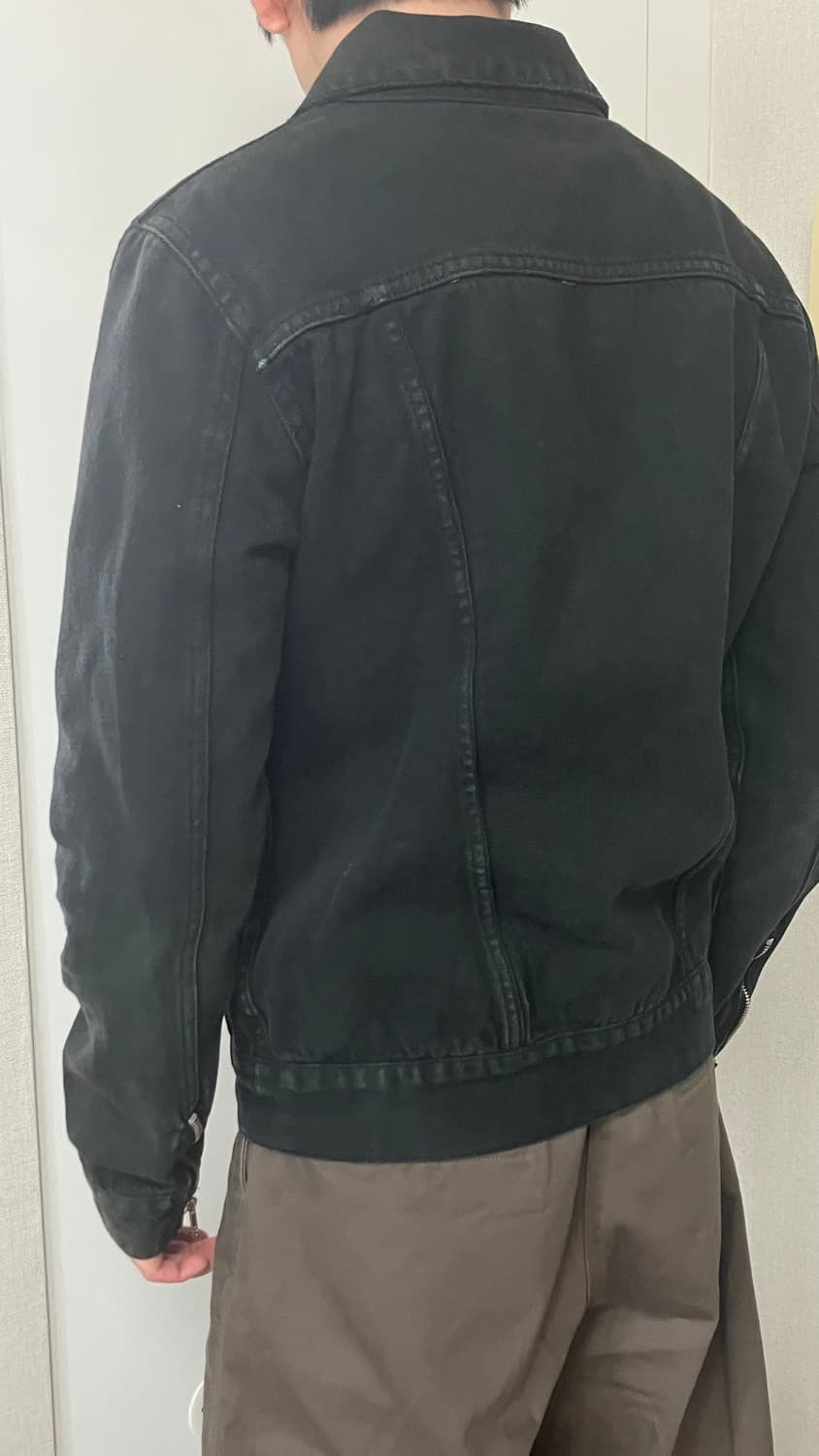 빈티지 블랙 데님 자켓 상품이미지3