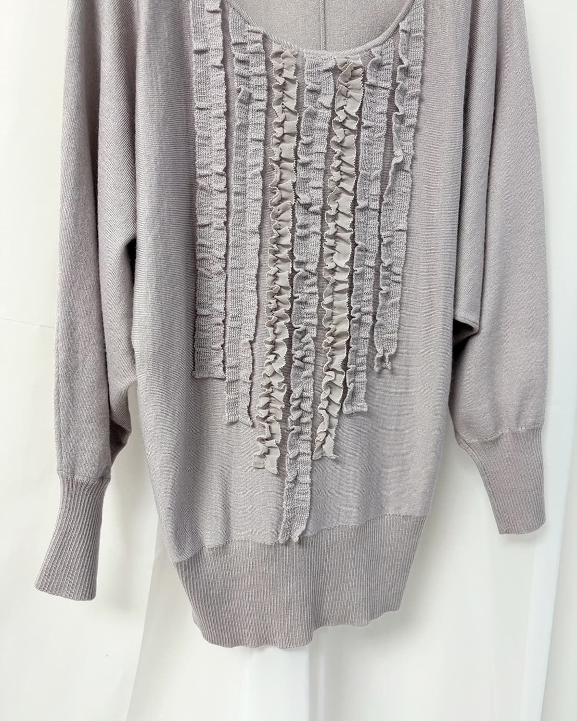 MINIMUM MINIMUM 프릴 트리밍 U넥 가오리 풀오버 상품이미지4