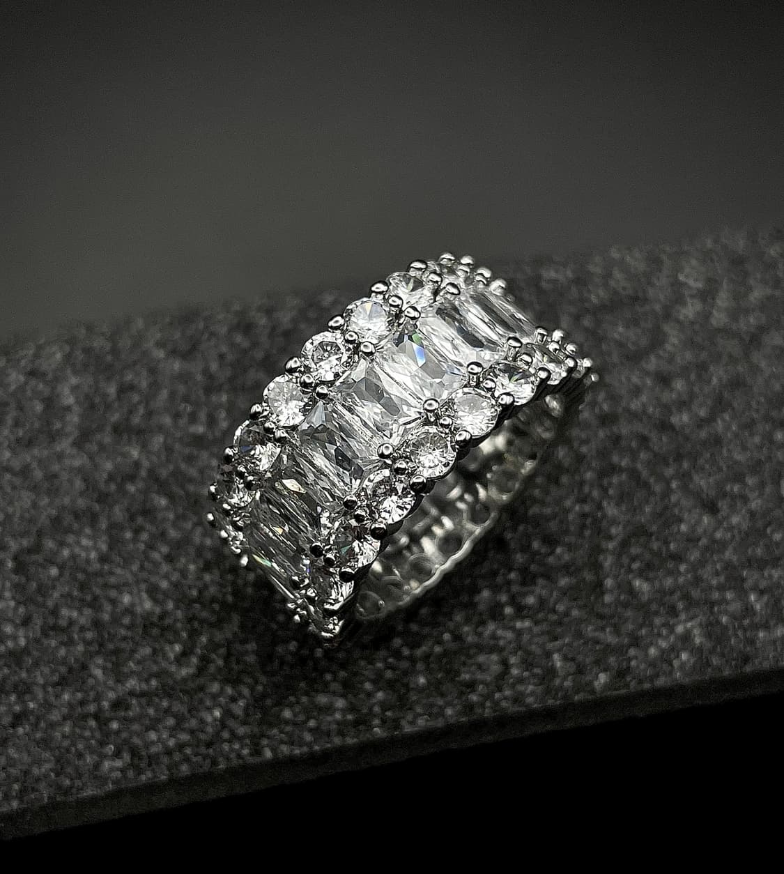 pcr053 Crown white cubic ring 상품이미지9