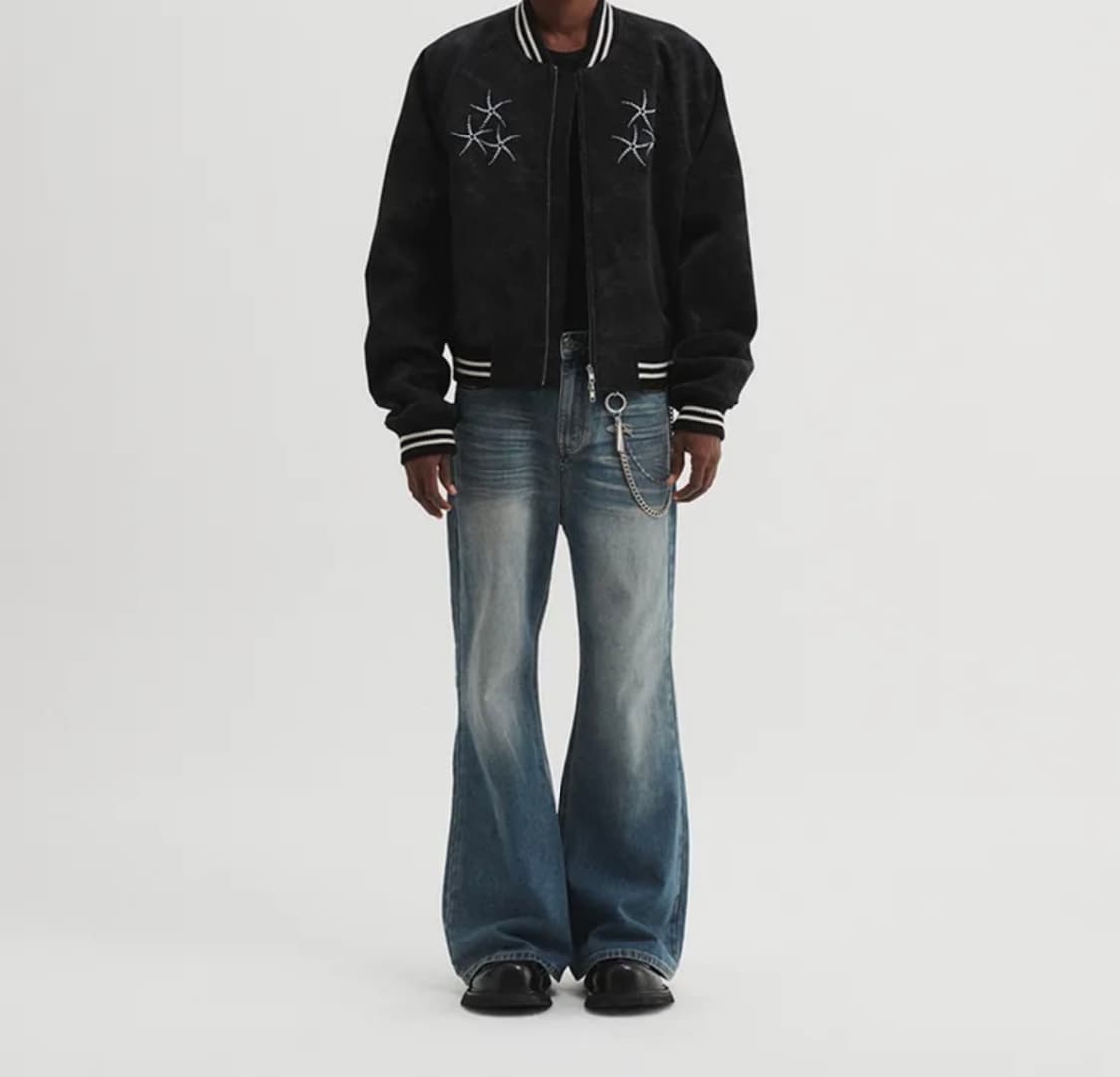 시그니처 플레어 데님 팬츠 블루 상품이미지1