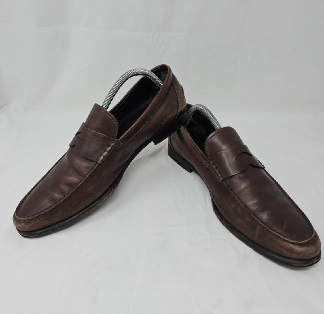 토즈 남성 브라운 가죽 로퍼 9사이즈 상품이미지2