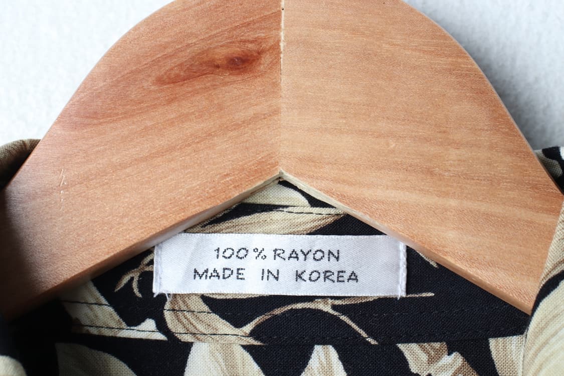 (L-XL) 피에르가르뎅 반팔셔츠 남방 90년대 USA 블랙-H33366 상품이미지6
