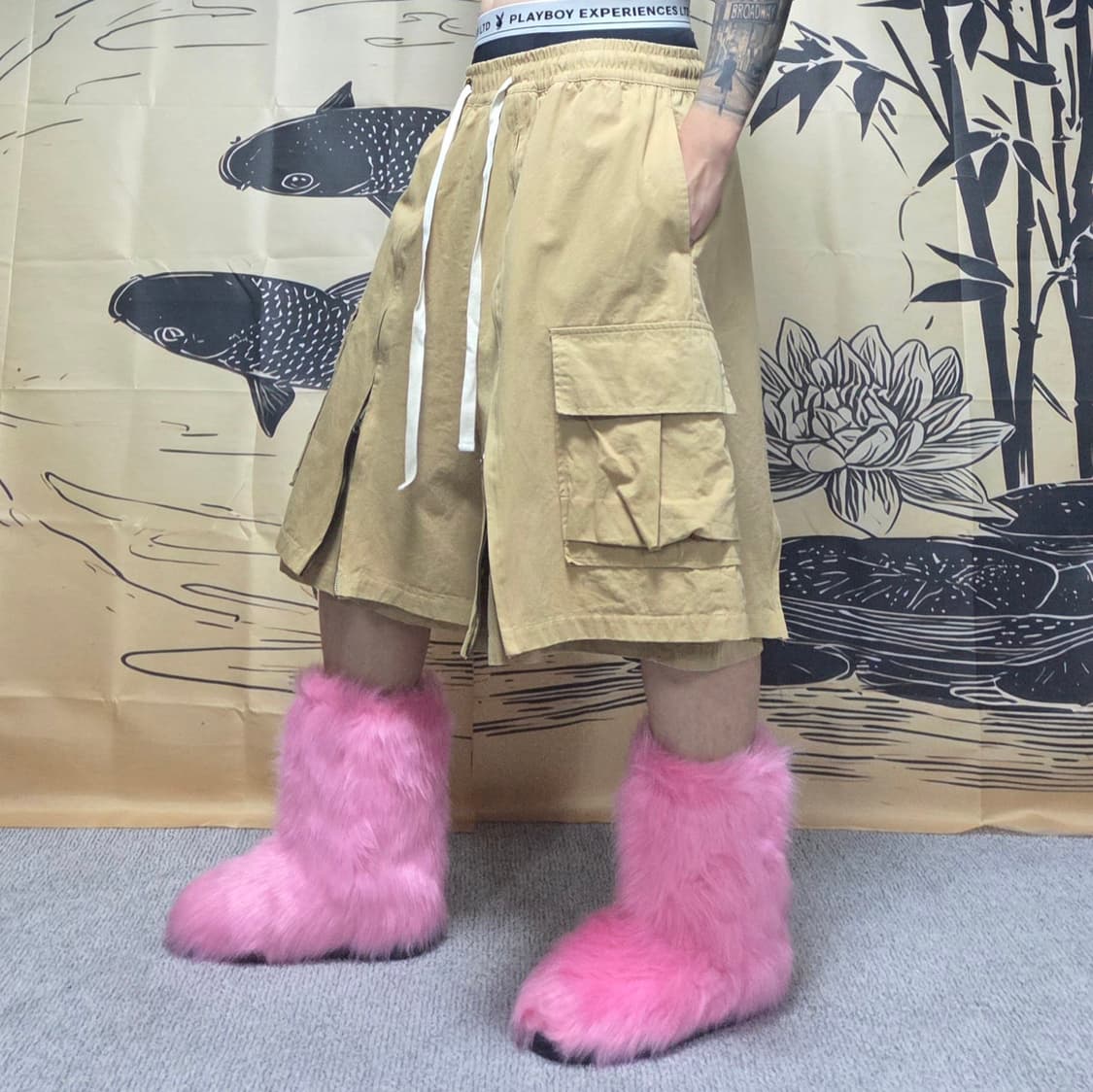 아조바이아조 레이어드 집업 팬츠 상품이미지6