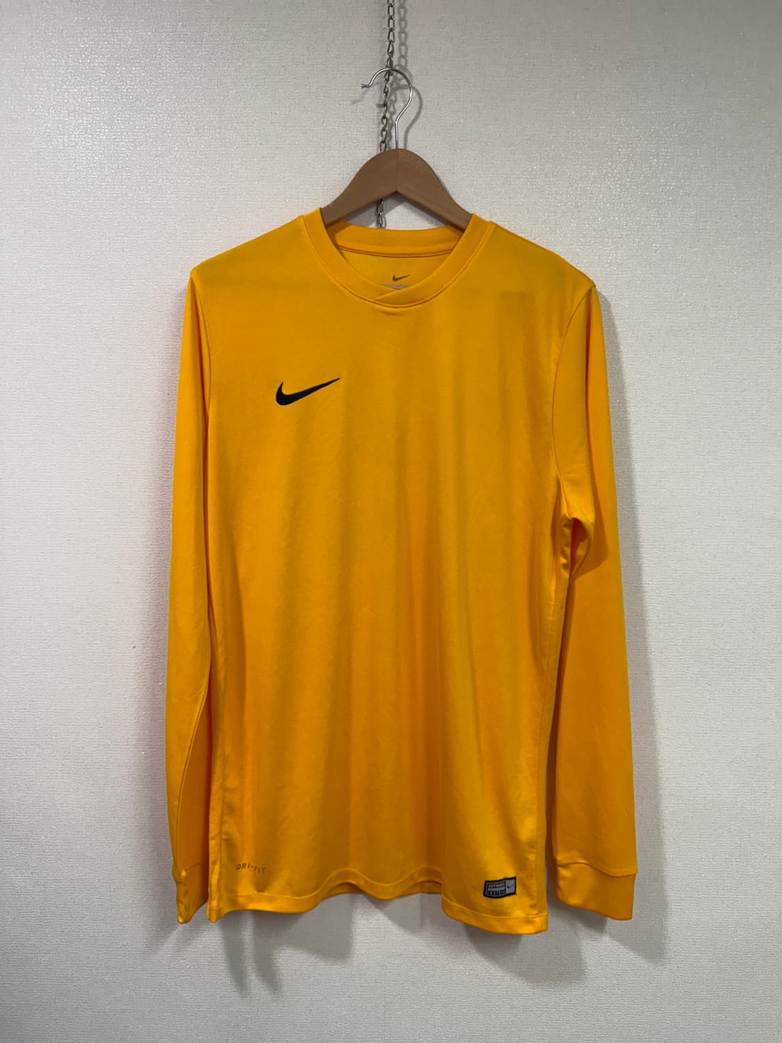 나이키 드라이핏 긴팔 티셔츠 옐로우 L 상품이미지1