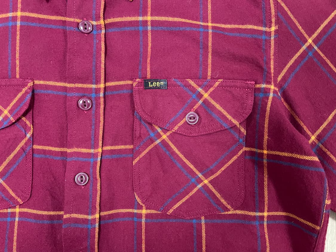 95~100) 60's 복각 Lee 플란넬 워크셔츠(RRL&LVC&폴로) 상품이미지5