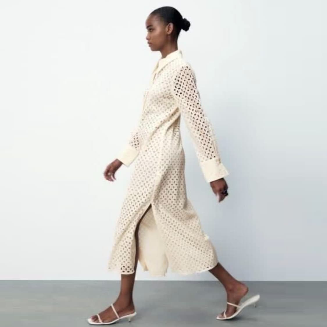 자라(ZARA) 아일렛 셔츠원피스 55-66 새상품 상품이미지2
