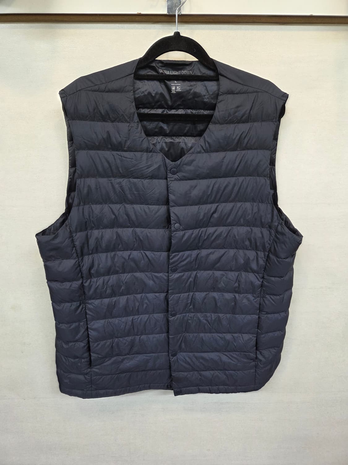 유니클로 울트라라이트다운 경량 패딩조끼 xl 네이비  상품이미지1