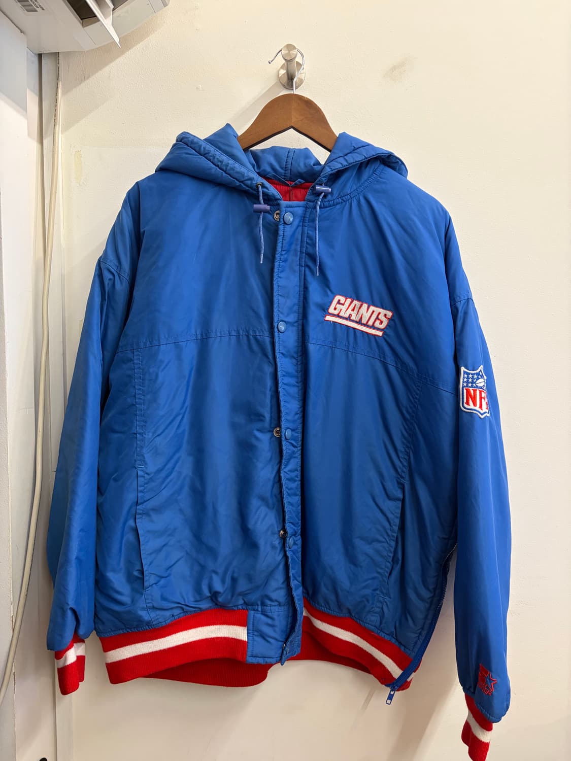 N167. 스타터 자이언츠 NFL 후드자켓 상품이미지1