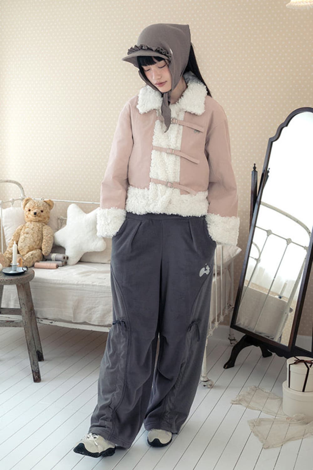 허그유어스킨 시어링 퍼자켓 무스탕 쓰리타임즈 보헤미안서울 미세키서울 상품이미지2