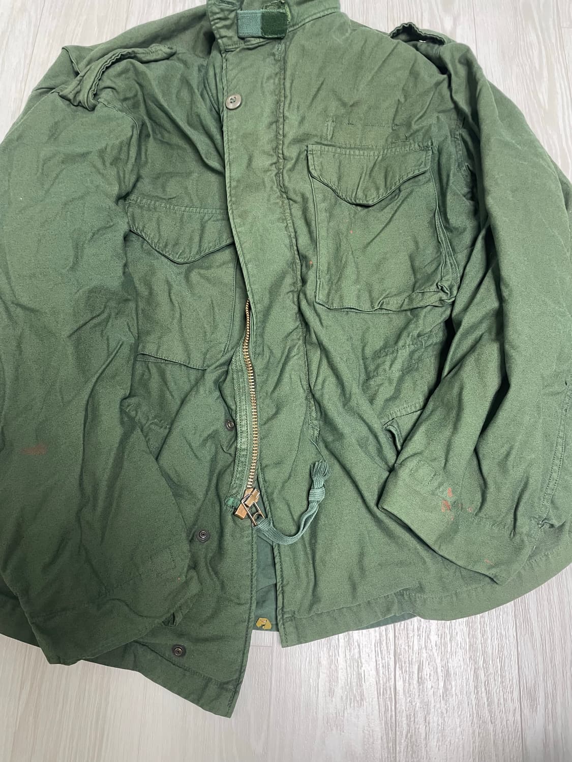 m65 필드자켓 라지 숏 알파인더스트리 상품이미지4