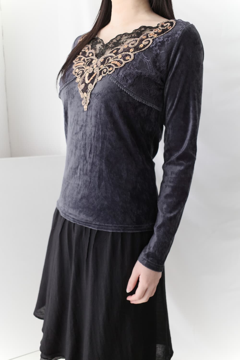 oriental velvet long sleeve  상품이미지7