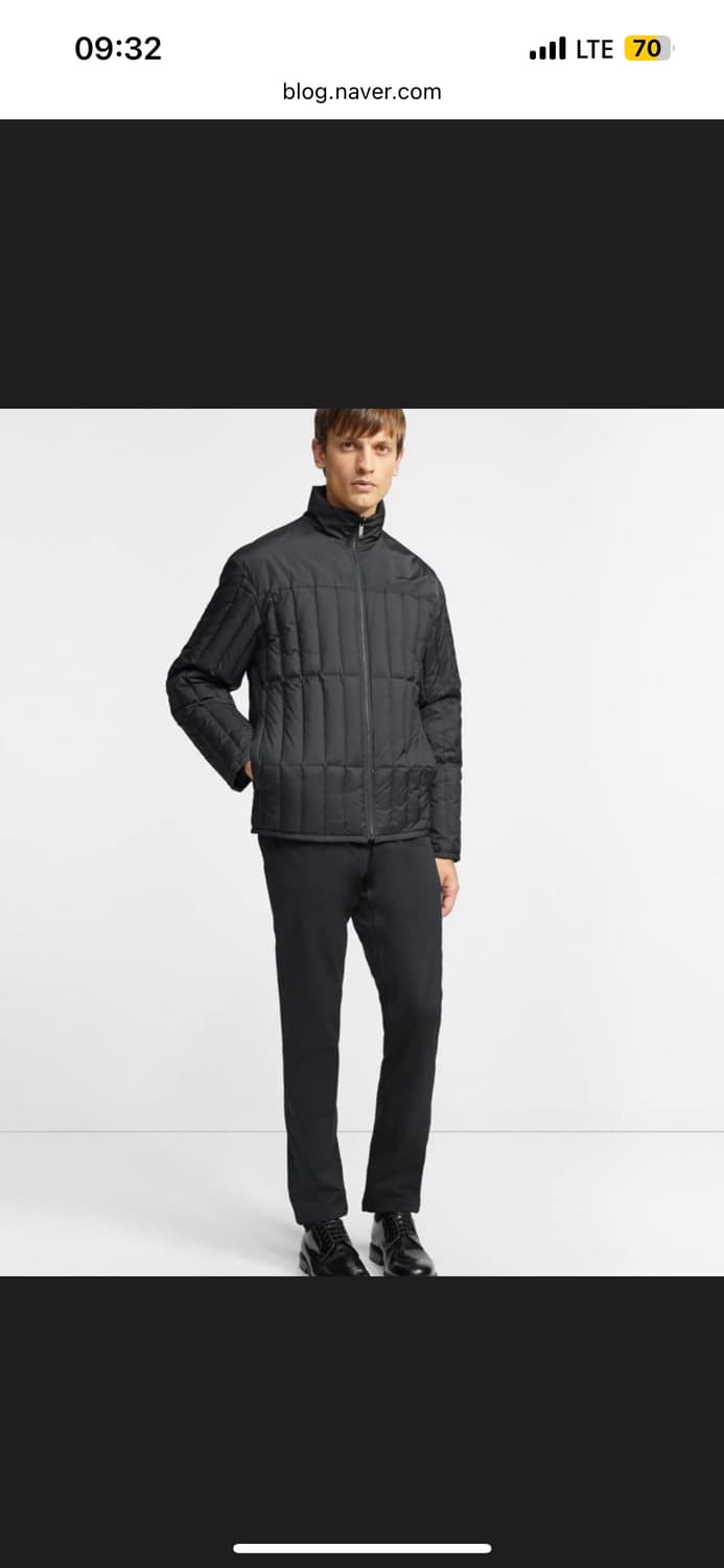 theory 띠어리 필립 패딩 다운 파카 블랙 M 상품이미지10