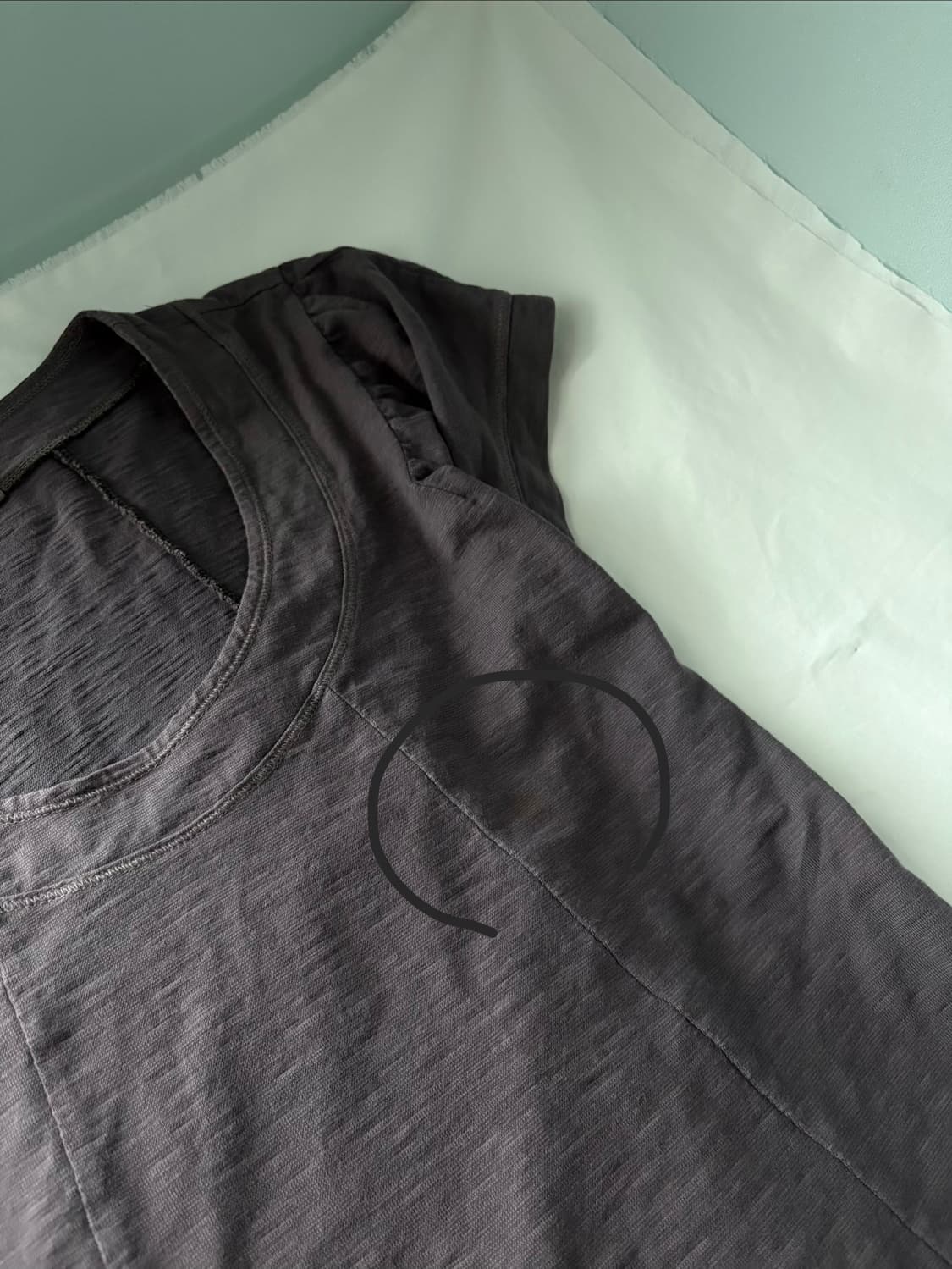 Grey puple puff tshirt 상품이미지4