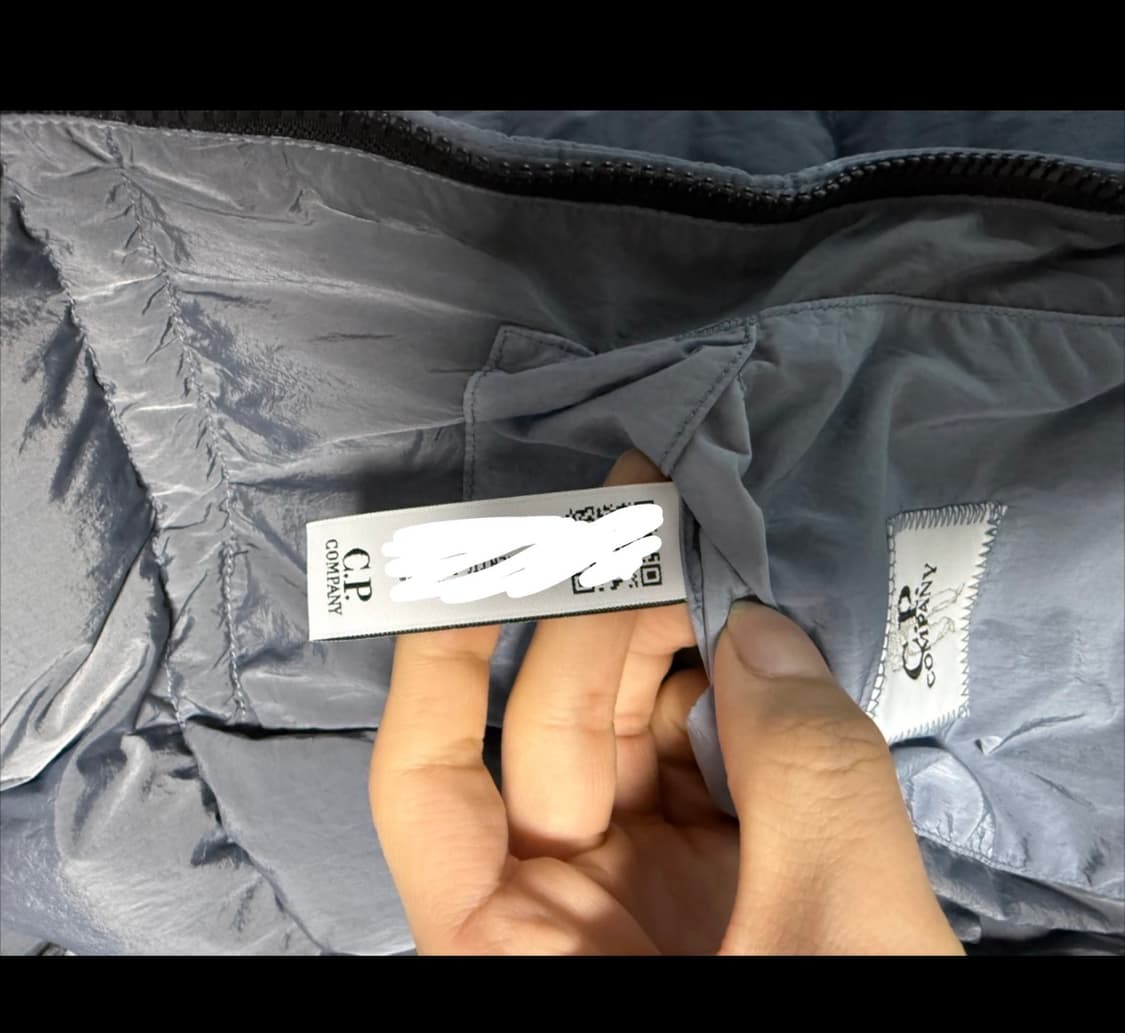 CP컴퍼니 크롬-R 다운 자켓 패딩 스톤 블루 M 상품이미지2