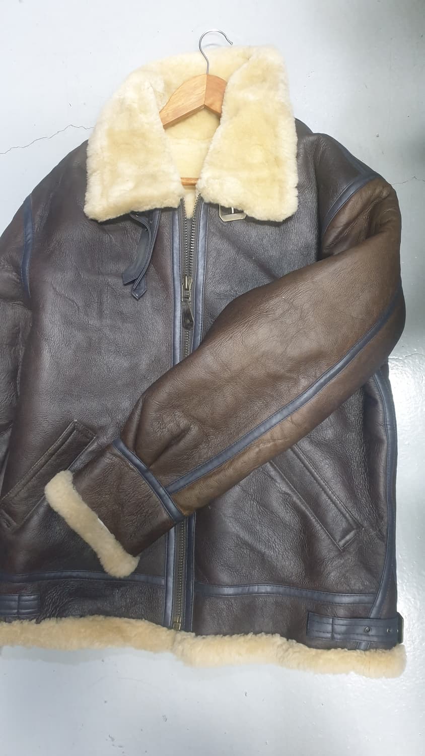 B-3 무스탕 자켓 3xl 상품이미지6