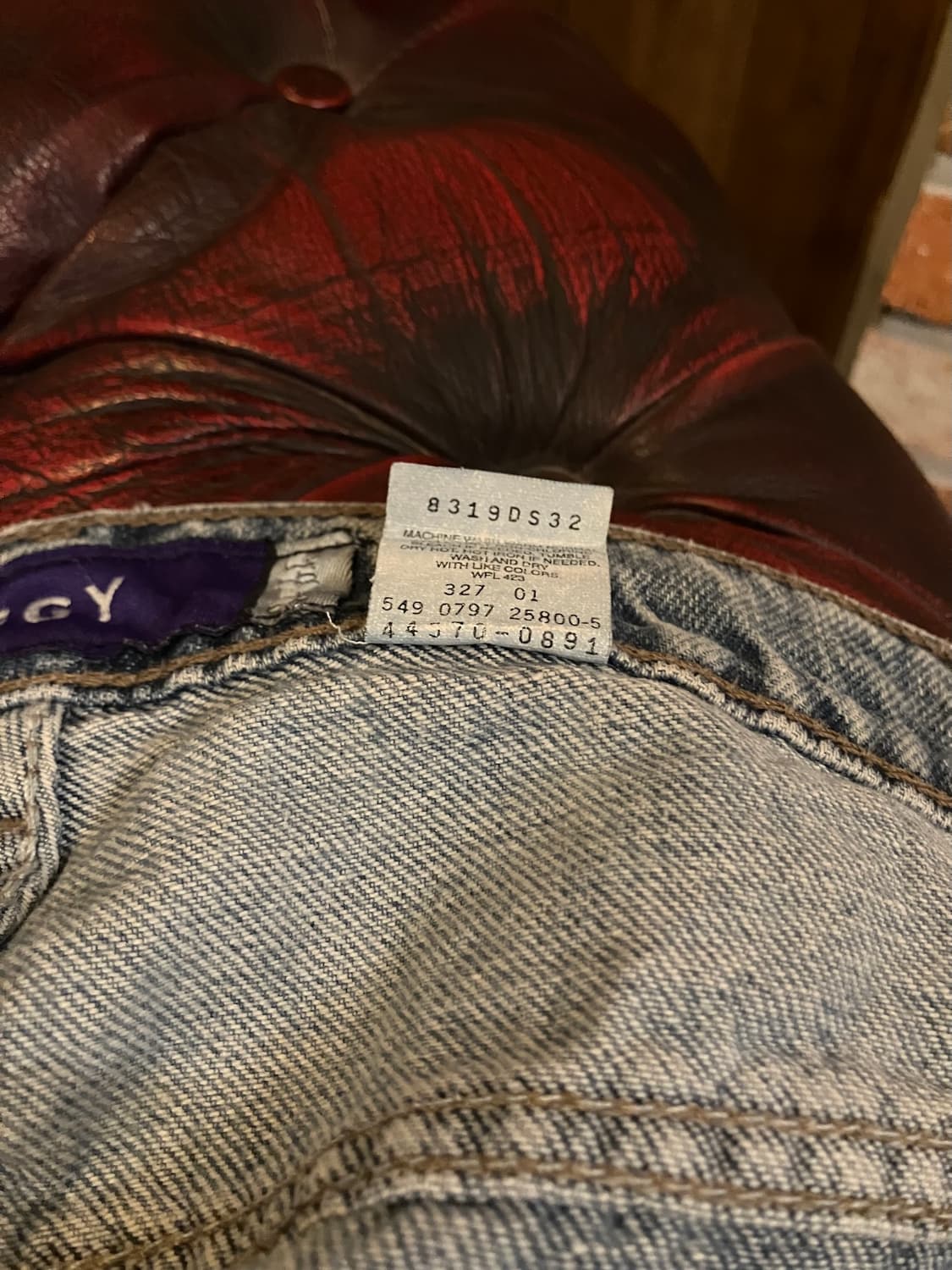 90s USA 빈티지 리바이스 실버탭 배기핏 데님 팬츠 상품이미지10