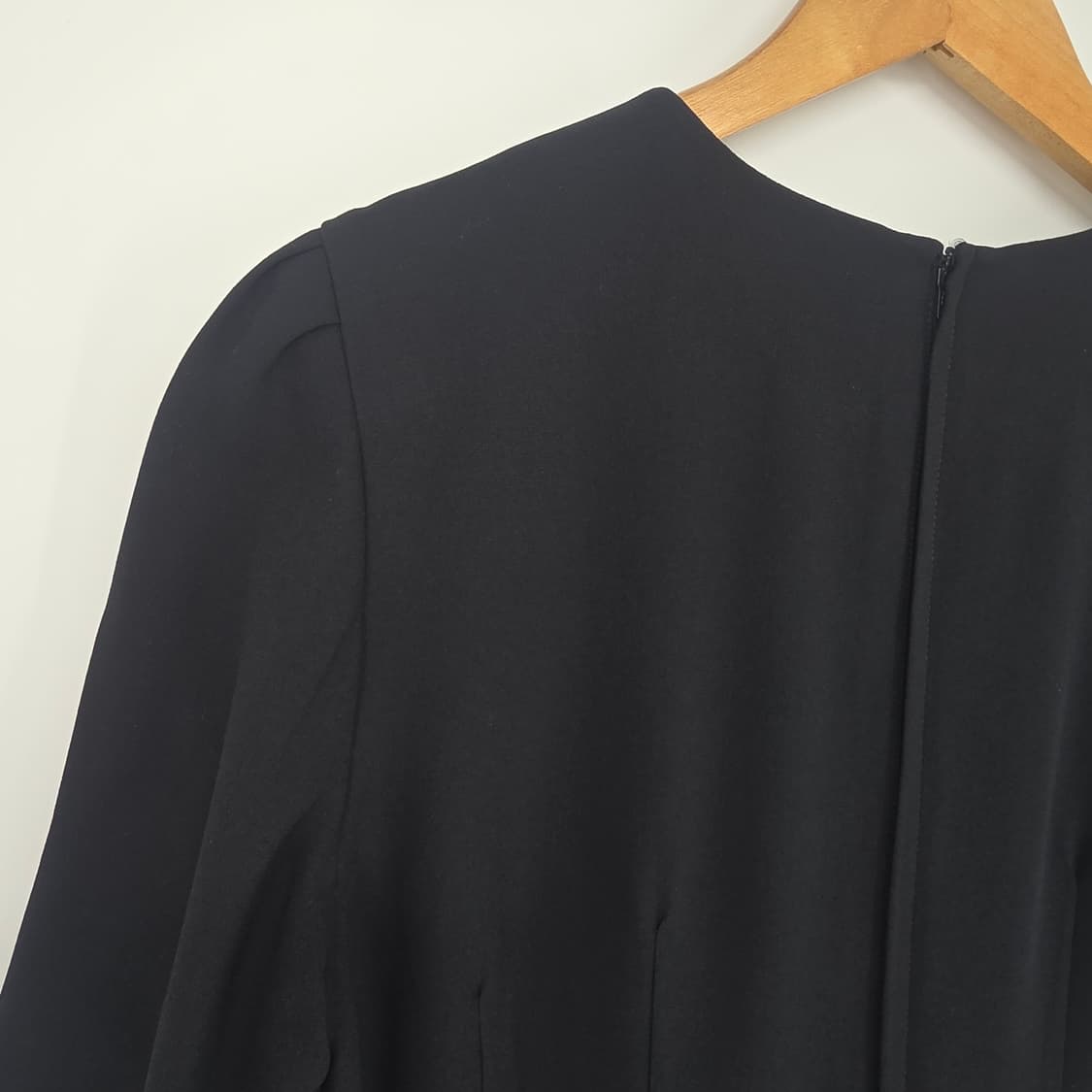 CECILENE 일본빈티지 블랙 반팔 하객록 원피스 상품이미지10