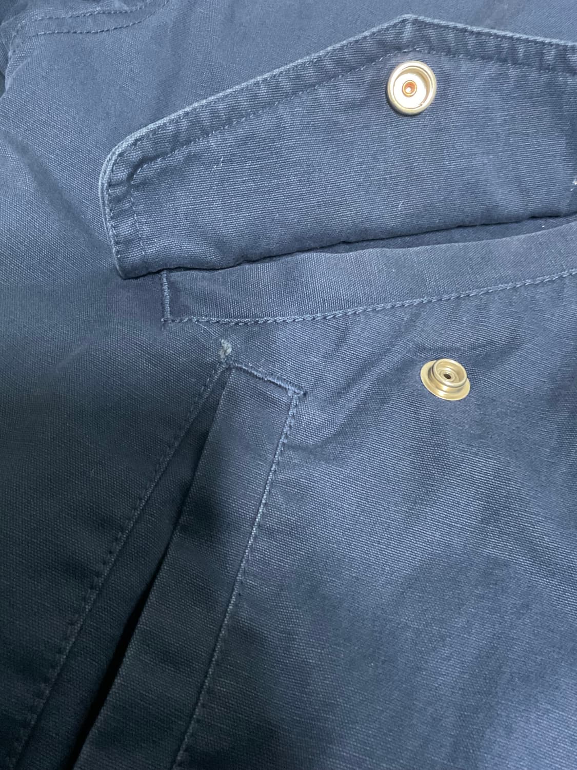 슈프림 레더 칼라 유틸리티 자켓 네이비 M 상품이미지9