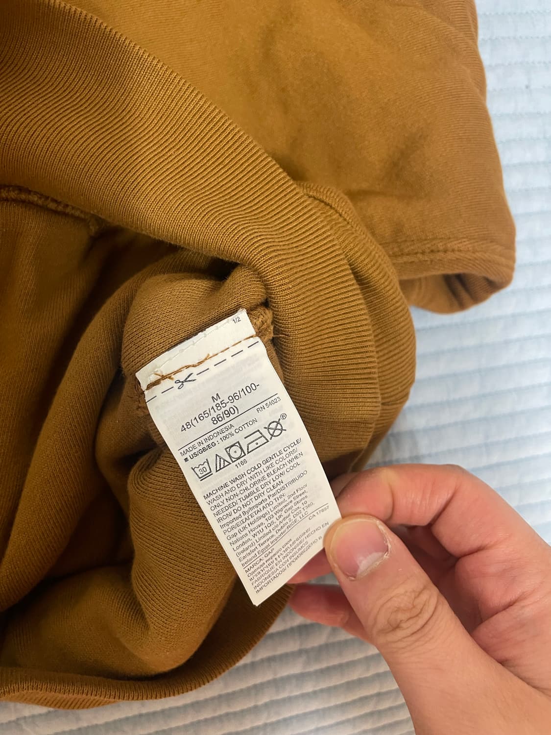 이지 갭 후드 라이트 브라운 M 상품이미지3