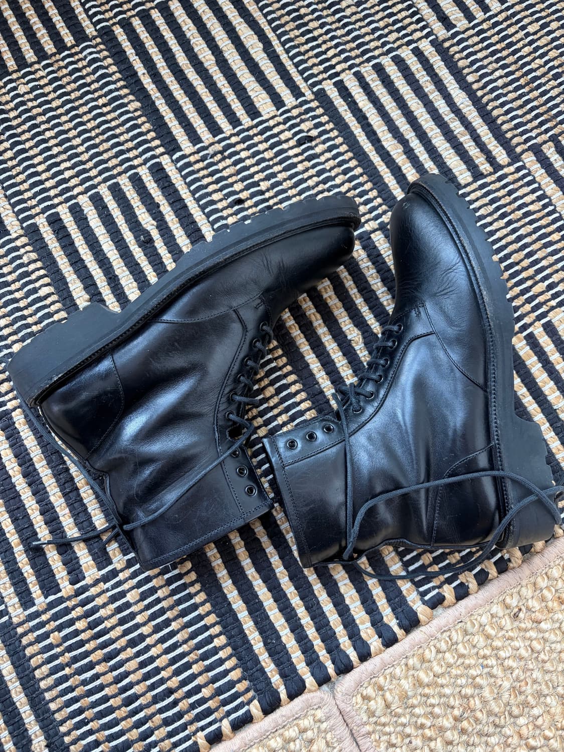 드리스 반 노튼 컴뱃 부츠 40사이즈 상품이미지4