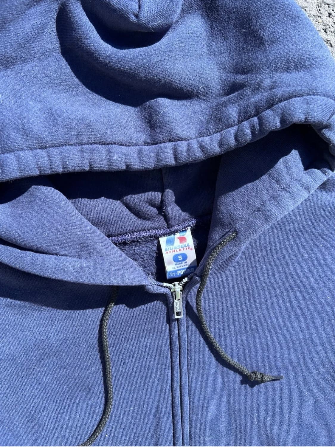 [s]러셀 후드집업 네이비 상품이미지2