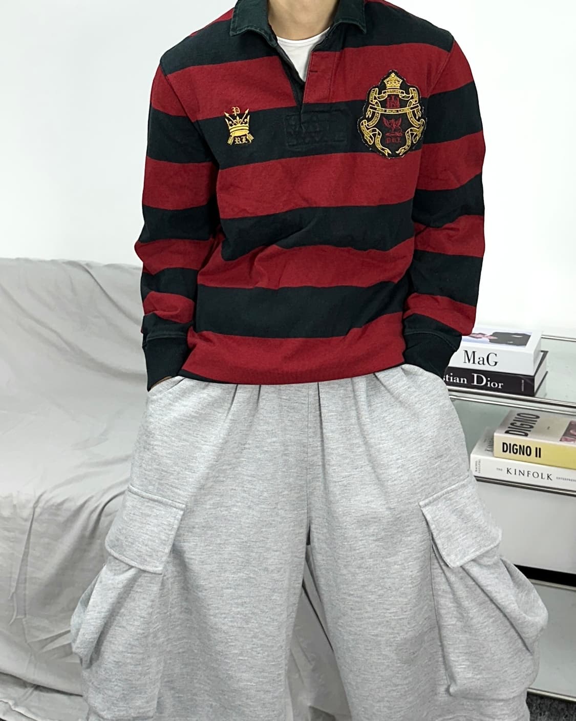 폴로 랄프로렌 엠브로이드 자수 럭비 pk M 상품이미지1