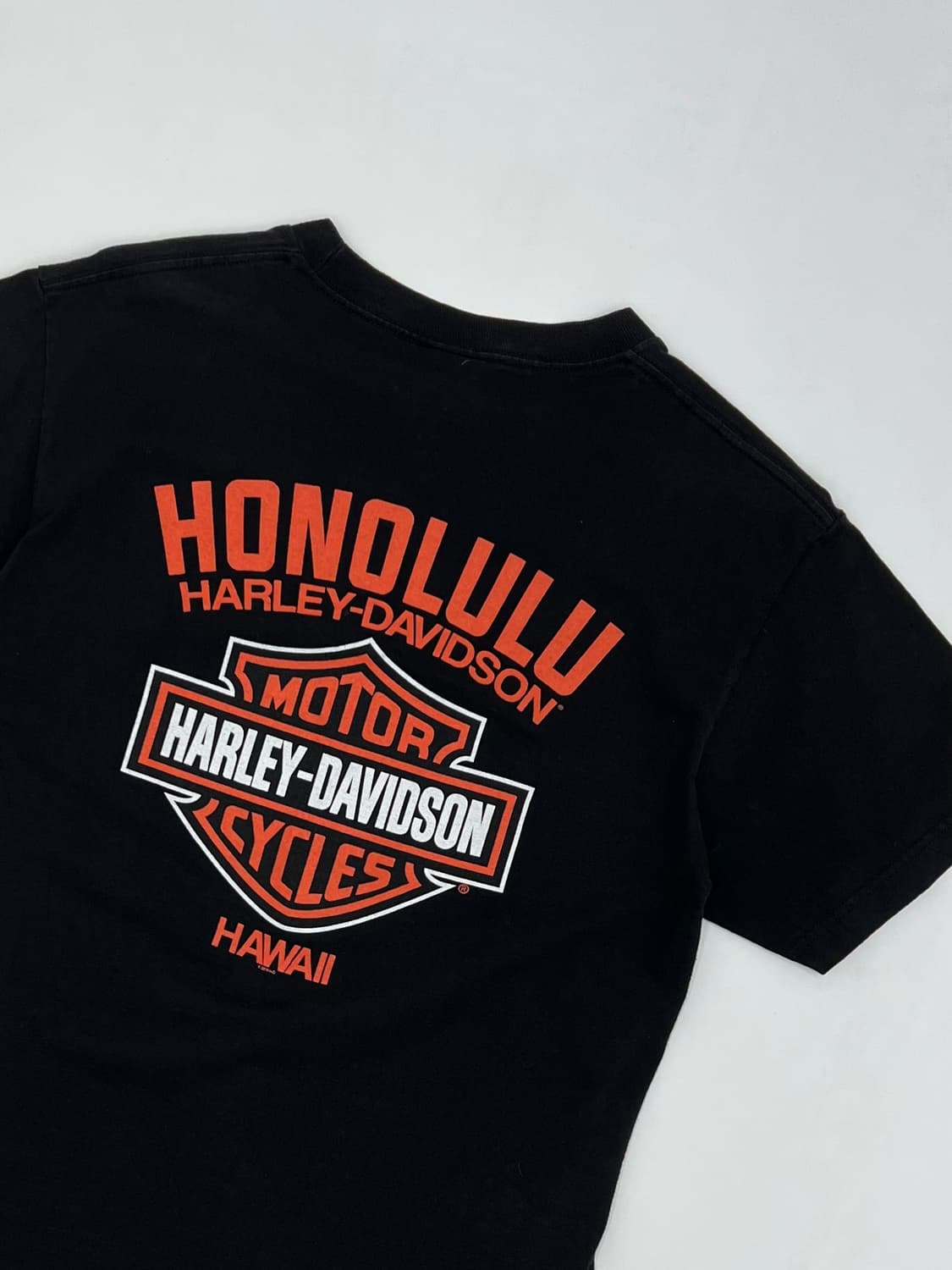 할리 데이비슨 빅 로고 프린팅 반팔 티셔츠 상품이미지2