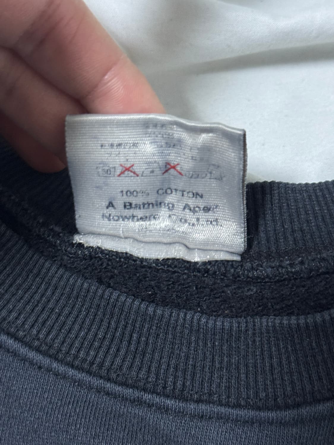 90s 베이프 베이비 마일로 스웨트셔츠 상품이미지6