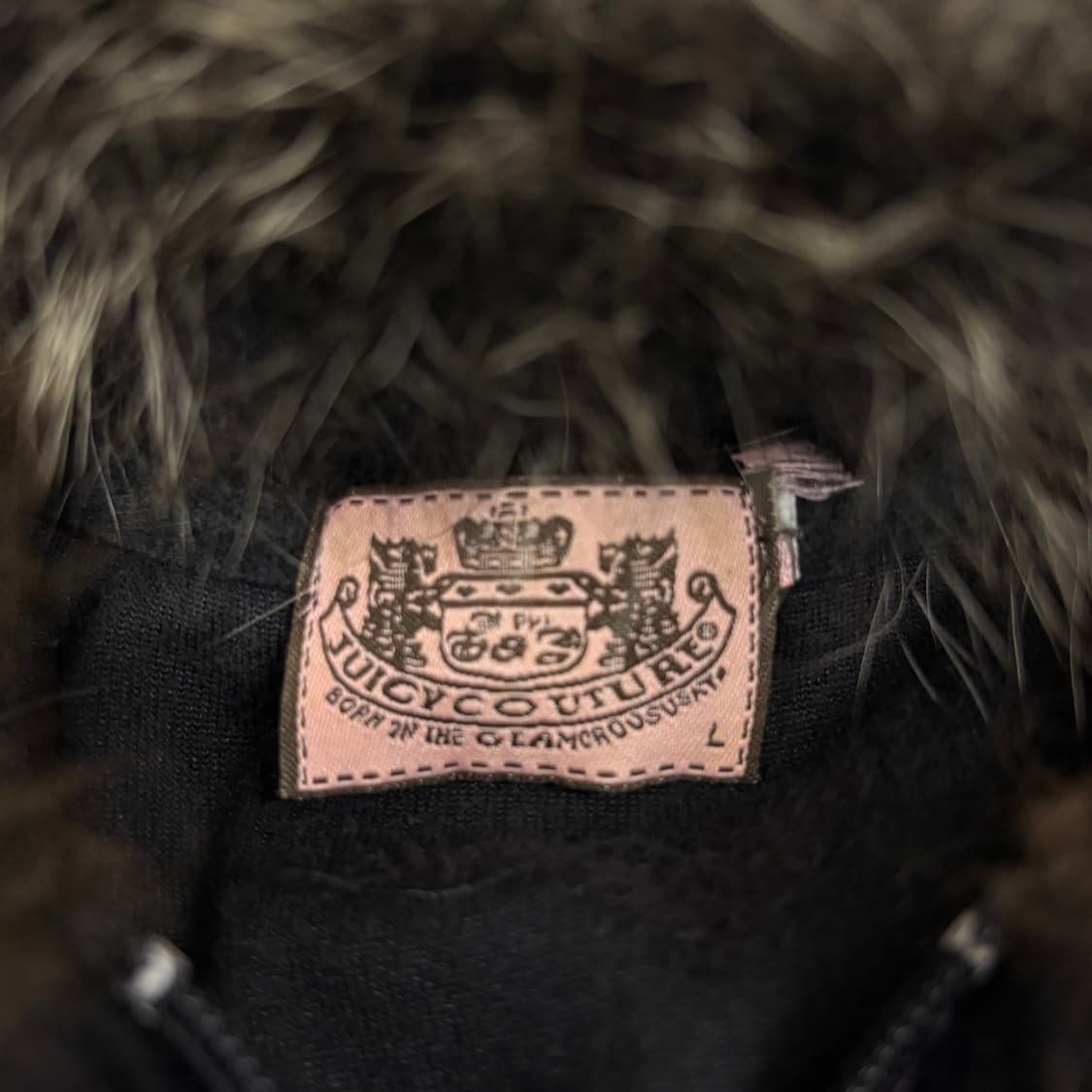 쥬씨 꾸띄르 벨벳 퍼 후드집업 상품이미지7