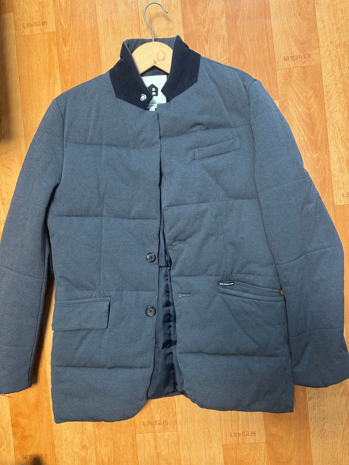 [100] 빈폴 바이크 리페어 샵 그레이 패딩자켓 상품이미지1