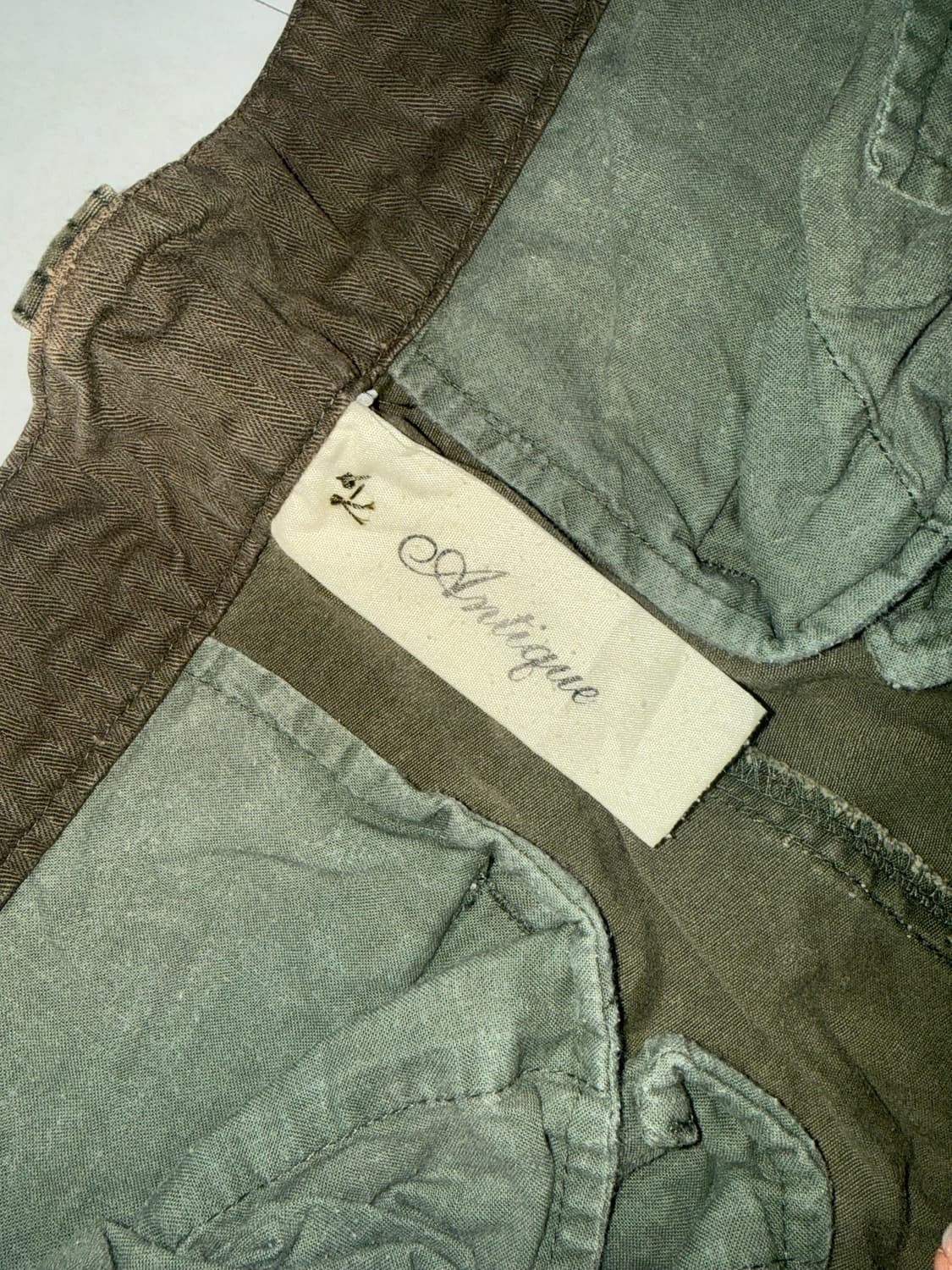 카키색 카고 팬츠 상품이미지3