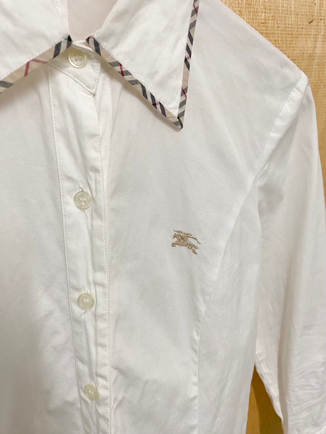 BURBERRY white shirt 버버리 블루라벨 화이트 셔츠 상품이미지5