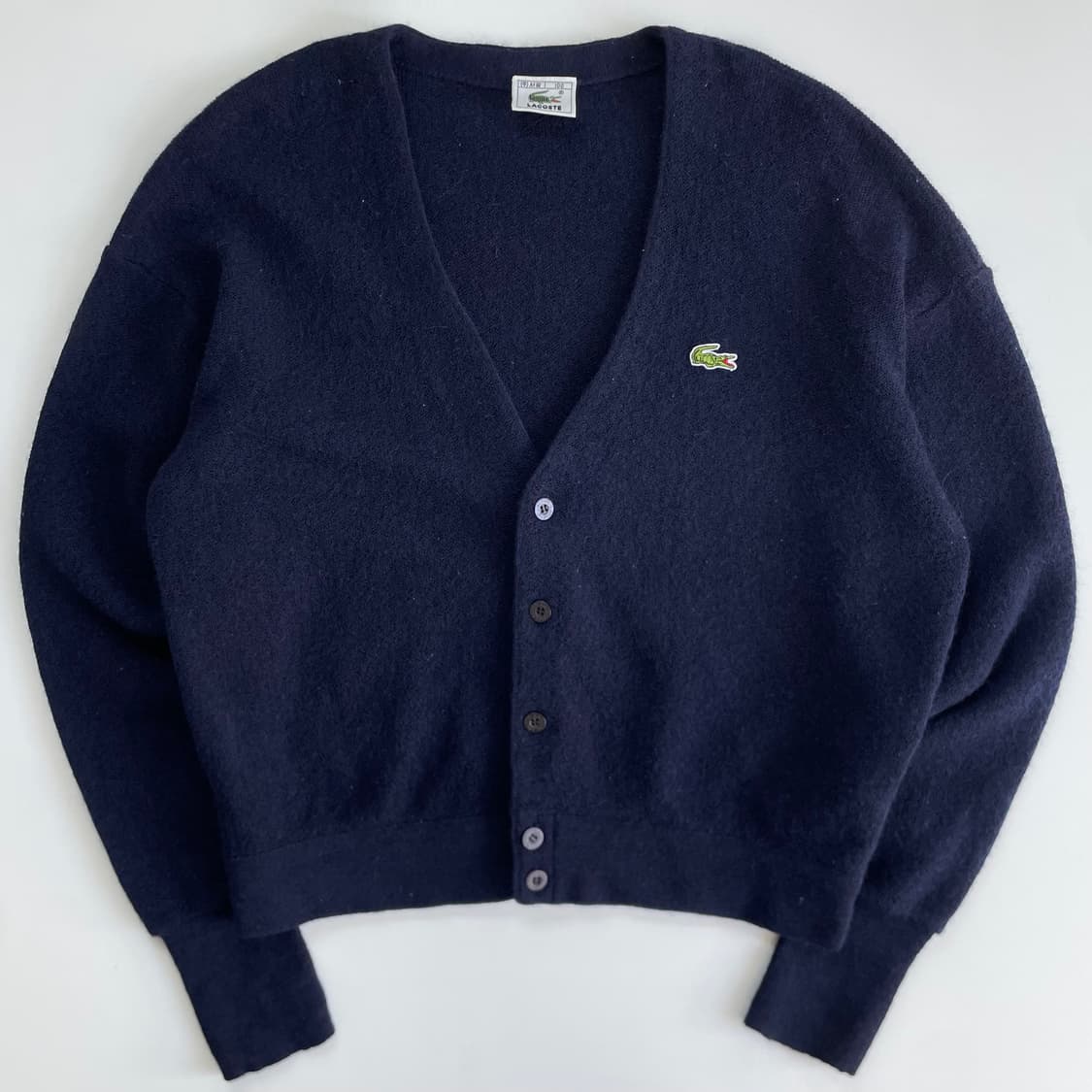 Lacoste  라코스테 자수 울 니트 가디건 상품이미지1