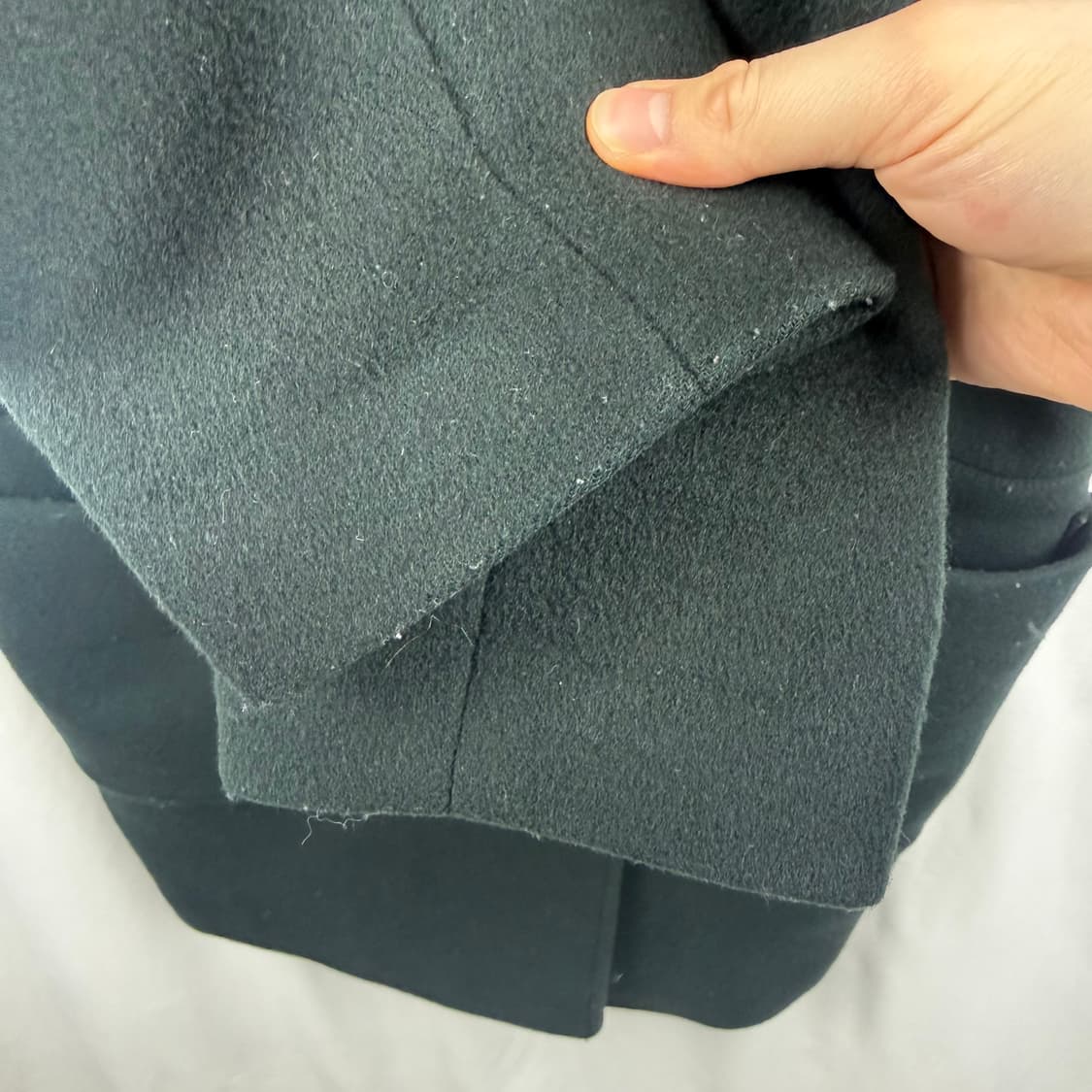 (160) 톰보이 울 더블 코트 상품이미지4