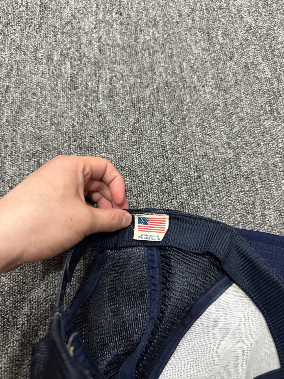 80s USA 뉴욕양키스 네이비 트러커 캡 상품이미지9