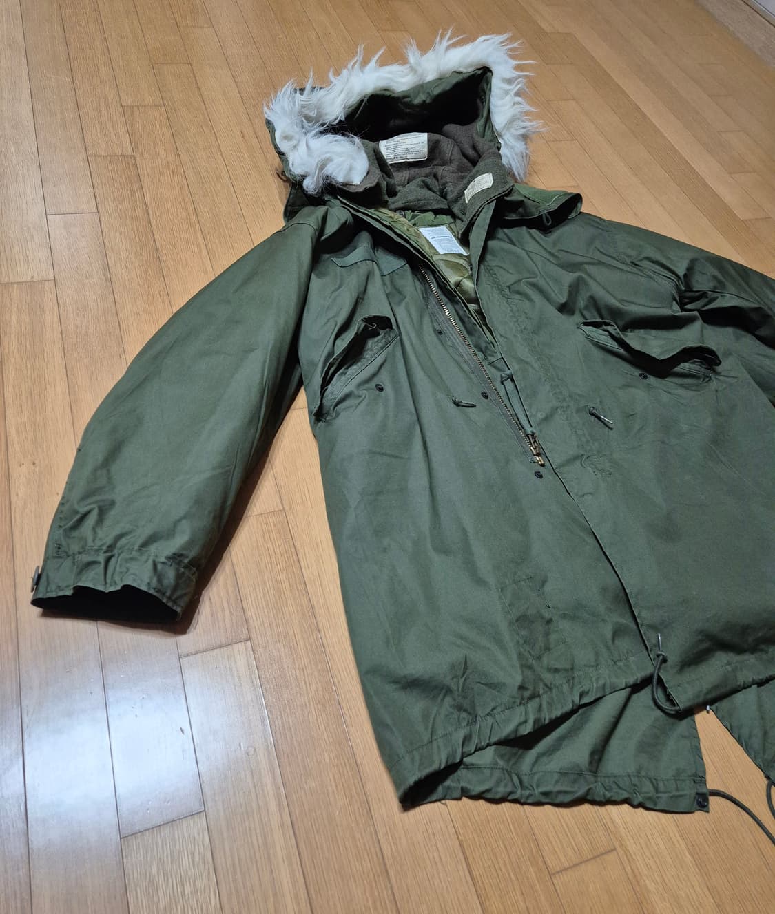 미군 M65 피쉬테일 파카 스몰 상품이미지2
