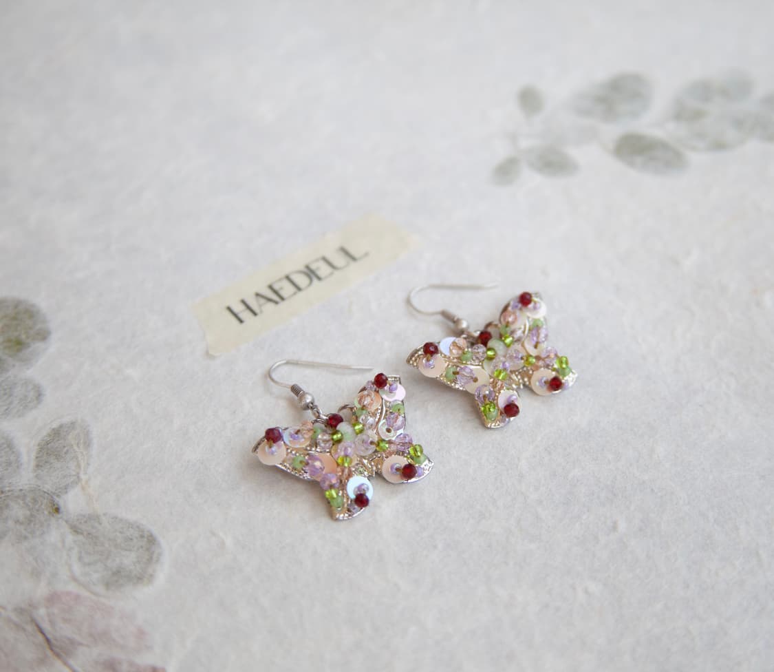 Dew Butterfly Earring 상품이미지1