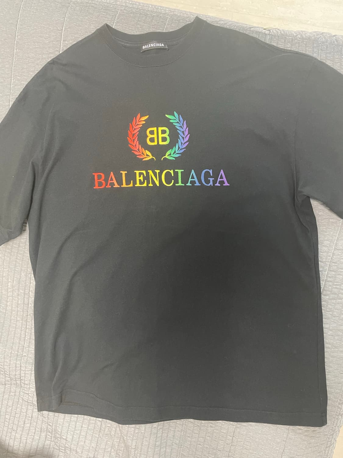 발렌시아가 레인보우 월계수 반팔M (105) 상품이미지2