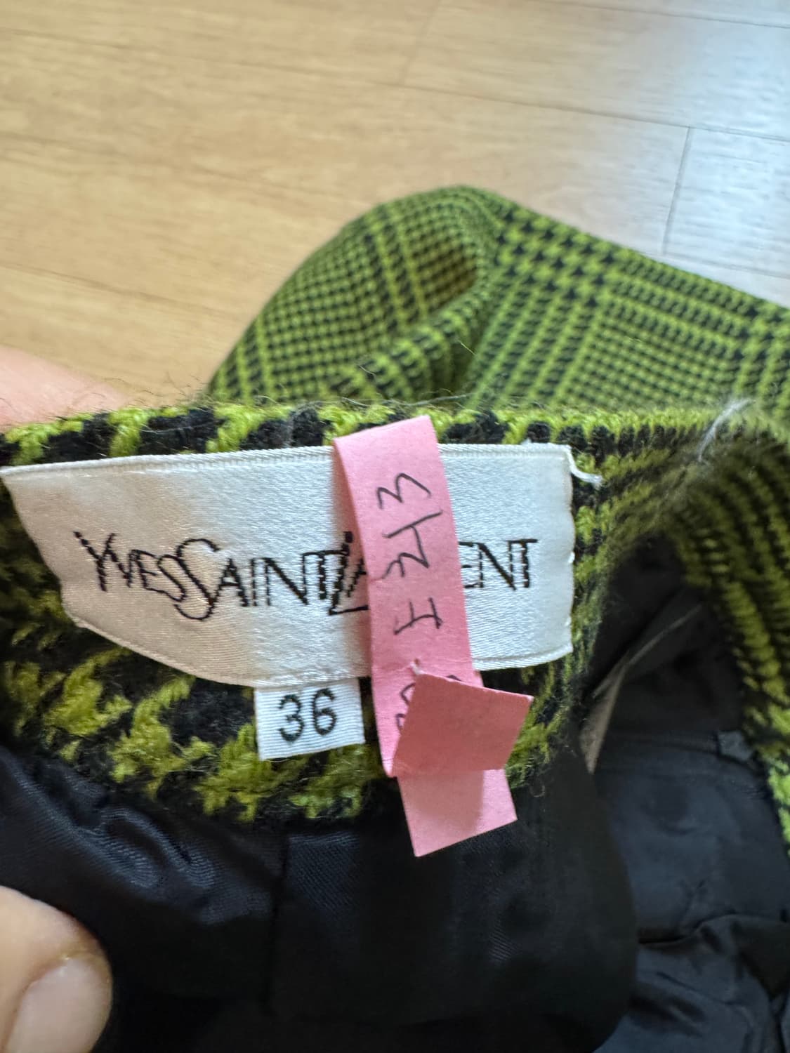 빈티지 입생로랑 울 스커트 상품이미지7