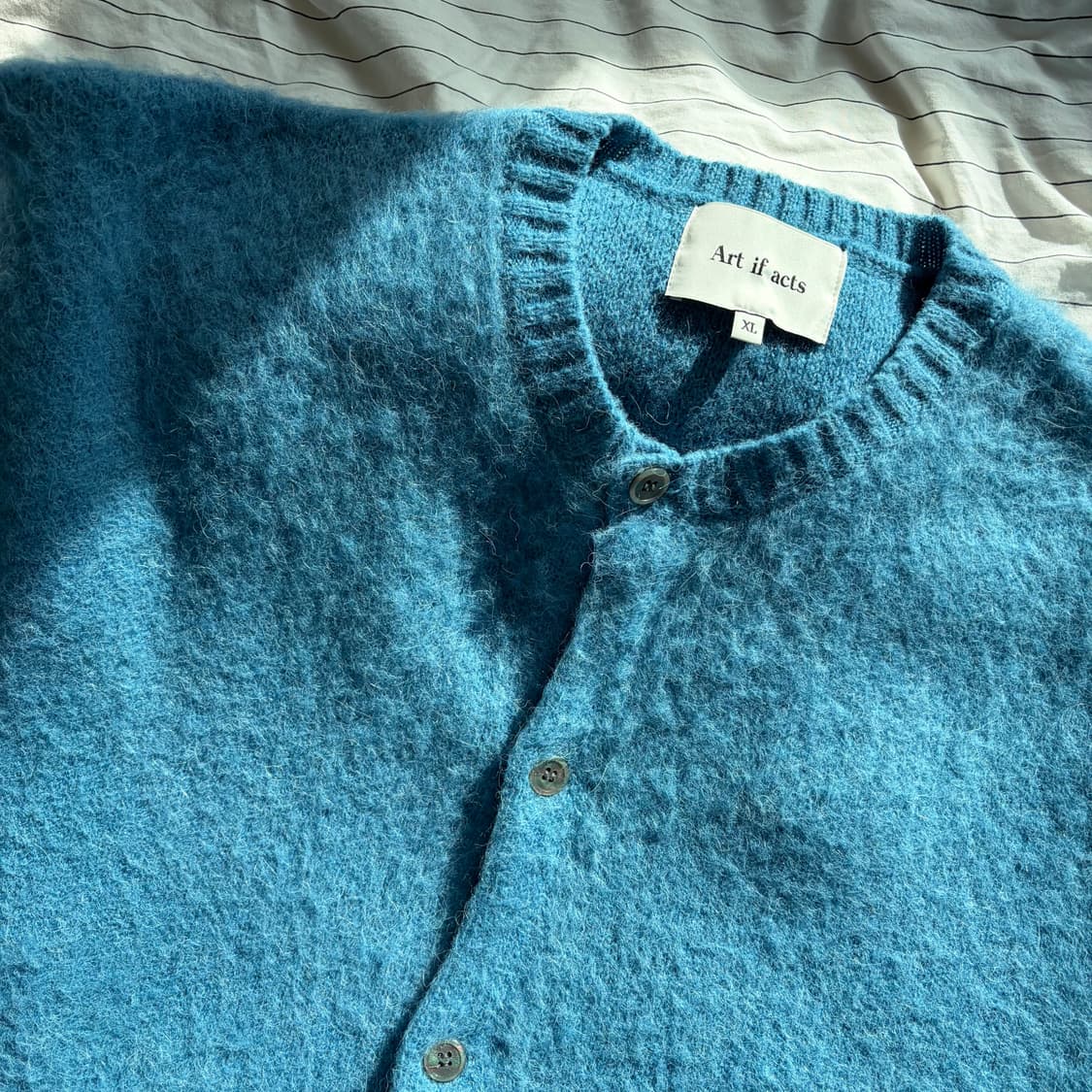 [XL] 아트이프액츠 모헤어 라운드넥 가디건 상품이미지3