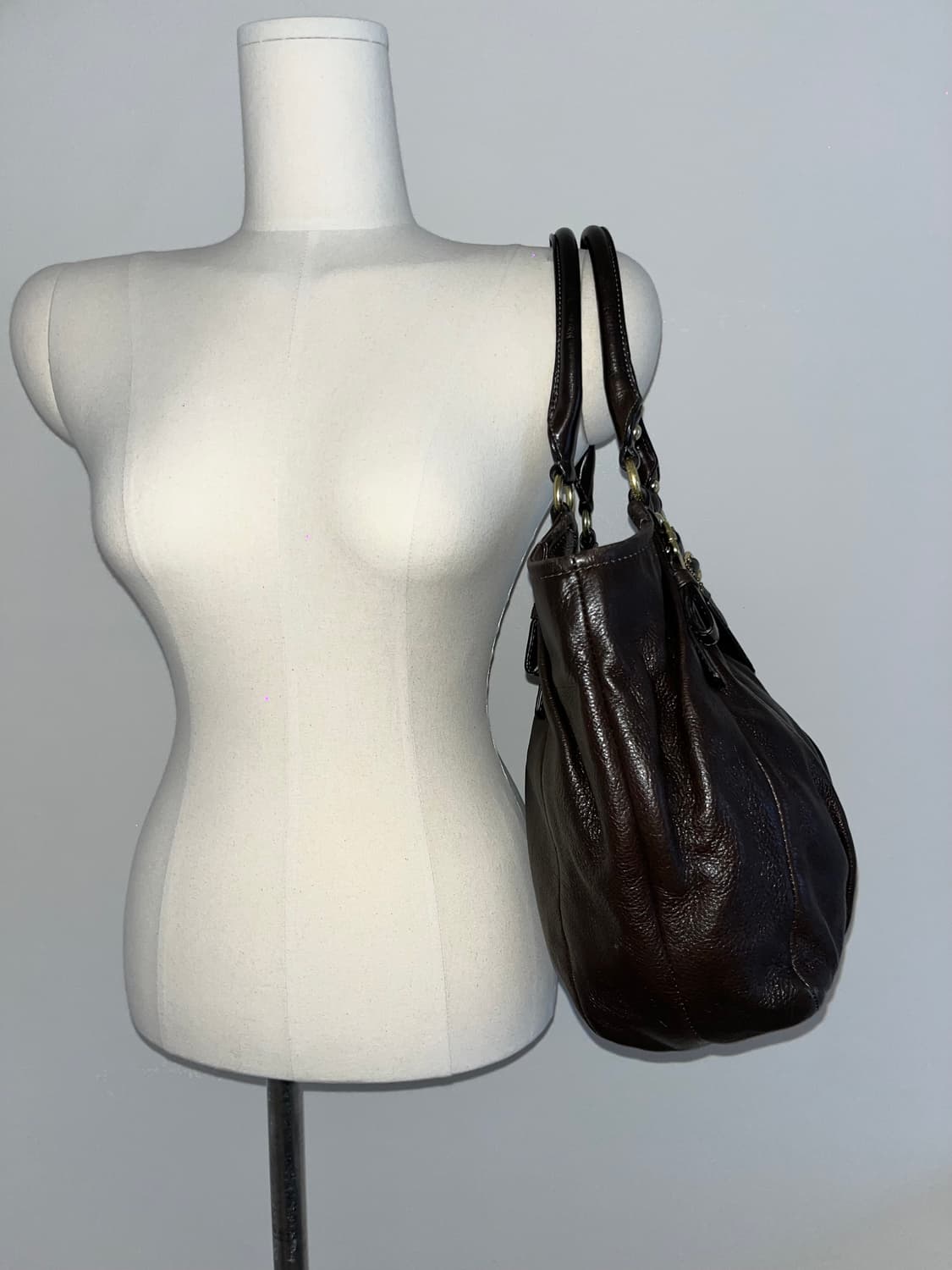📦90ss Coach Brown shoulder bag 상품이미지4