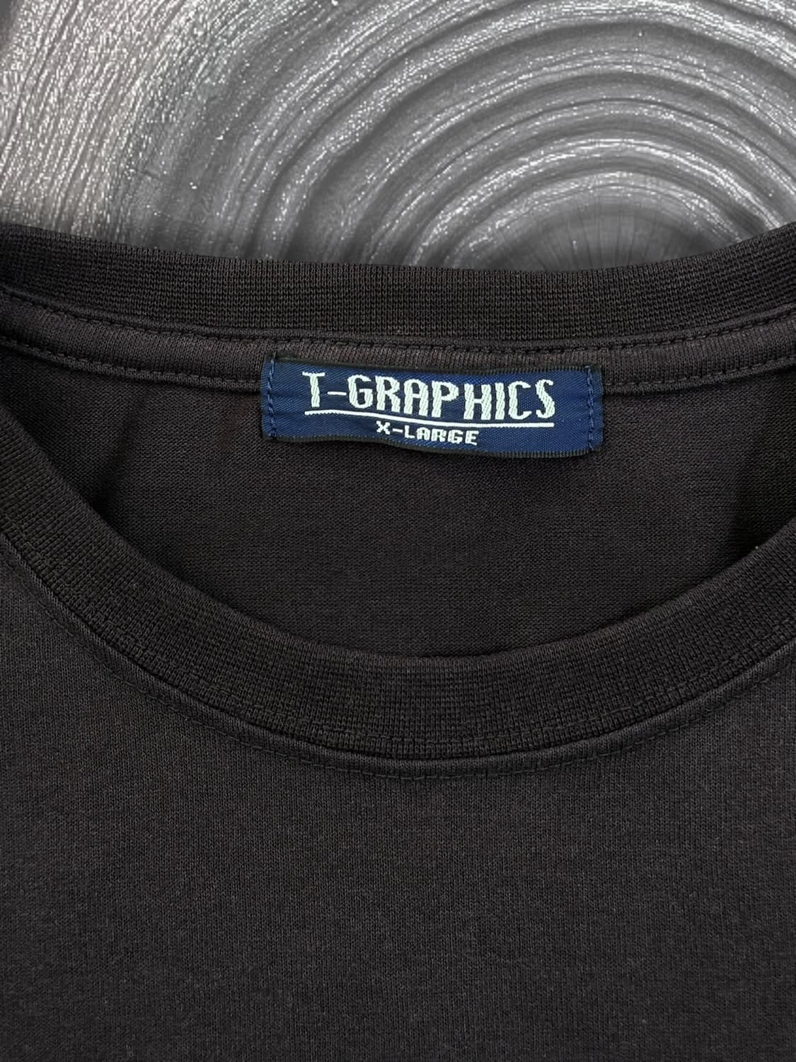 T-GRAPHICS 레터링 프린팅 블랙 긴팔티 상품이미지6