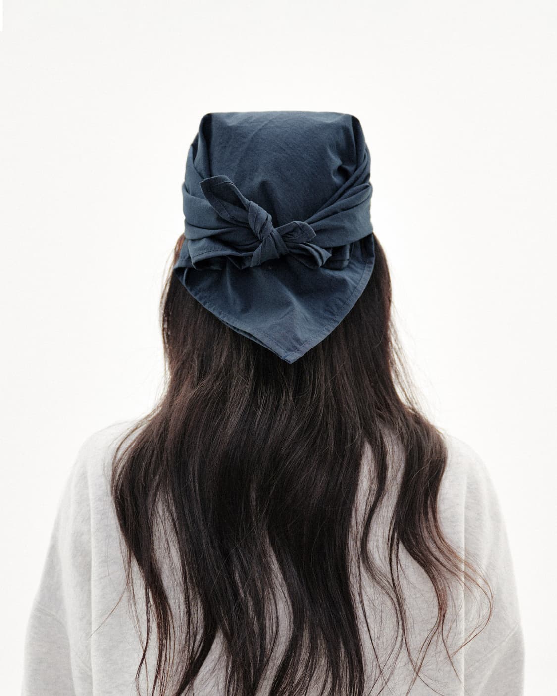 sepia scarf cap navy 상품이미지1