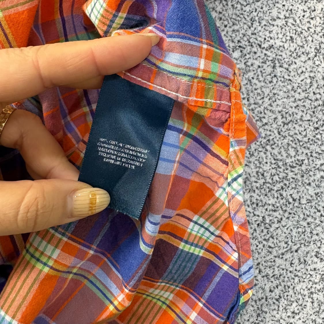 M 폴로 랄프로렌 키즈 긴팔 셔츠 0427J 상품이미지4