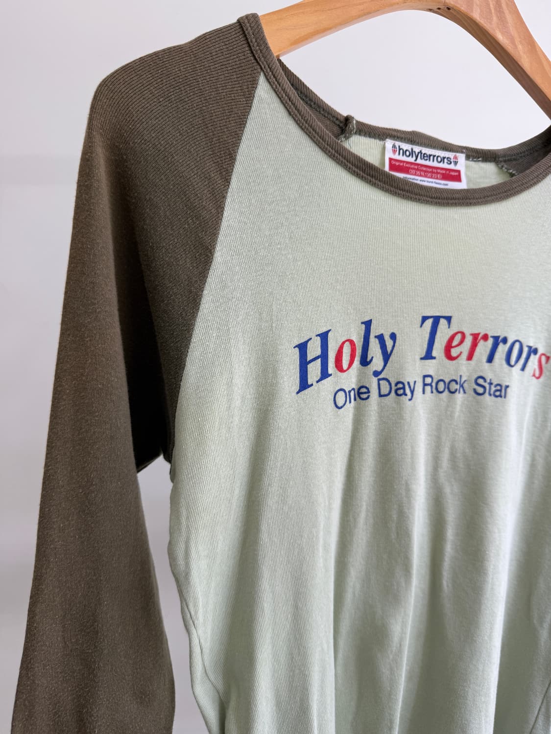 HOLY TERRORS (Made in USA) 래글런 티셔츠  상품이미지3