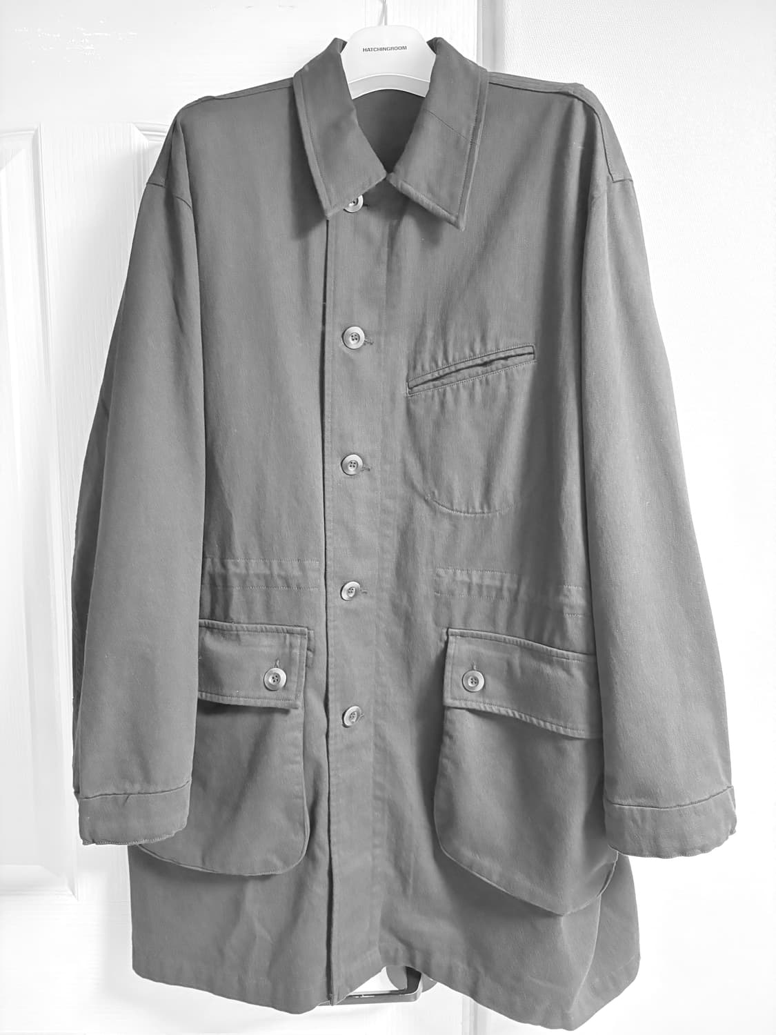 해칭룸 밀코트 블랙 4사이즈 상품이미지2